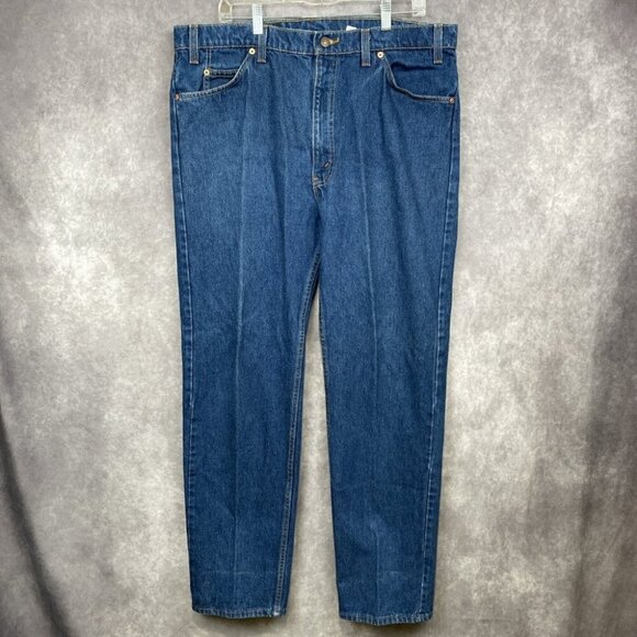 Vintage Levis 505 Jeans Mens 40x32 90’s Orange Tab Regular Fit Straight 1993 - Picture 1 of 14